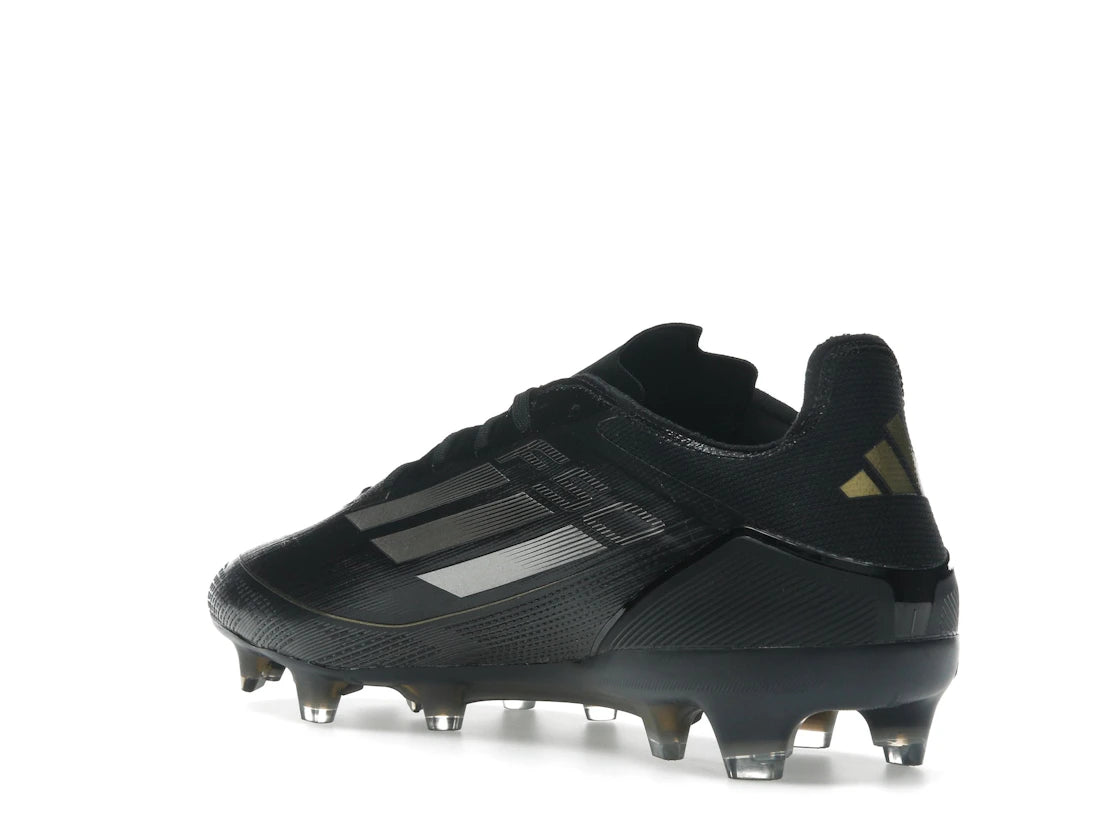 adidas F50 Pro FG Core Black Iron Metallic Gold Metallic - vue secondaire B