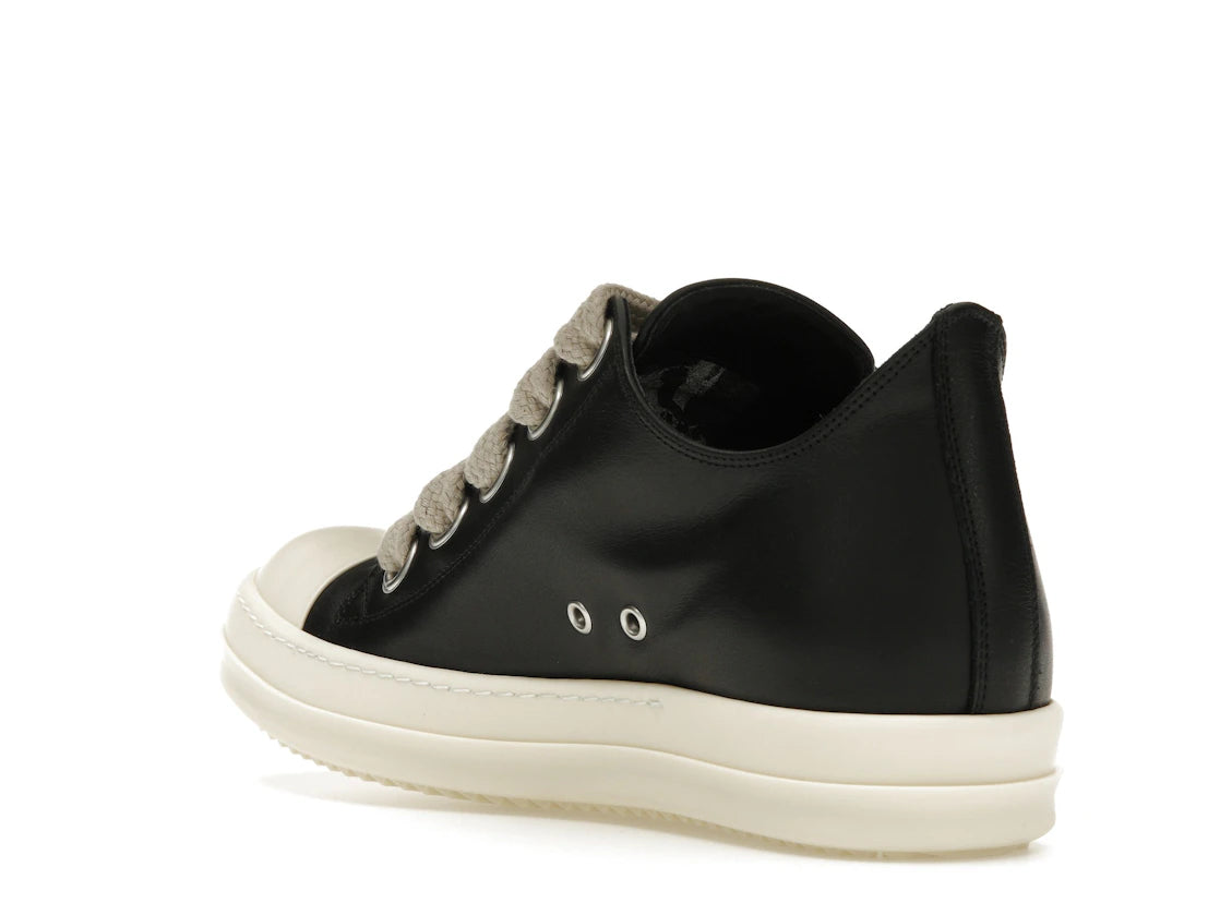 Rick Owens Porterville Jumbolaced Low Black - vue secondaire B