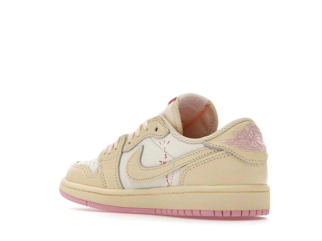 Jordan 1 Retro Low OG SP Travis Scott Shy Pink (PS) - vue secondaire B