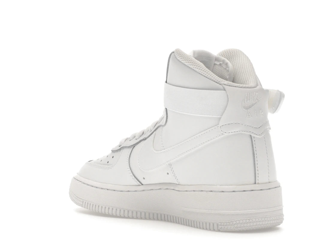 Nike Air Force 1 High LE Triple White (GS) - vue secondaire B