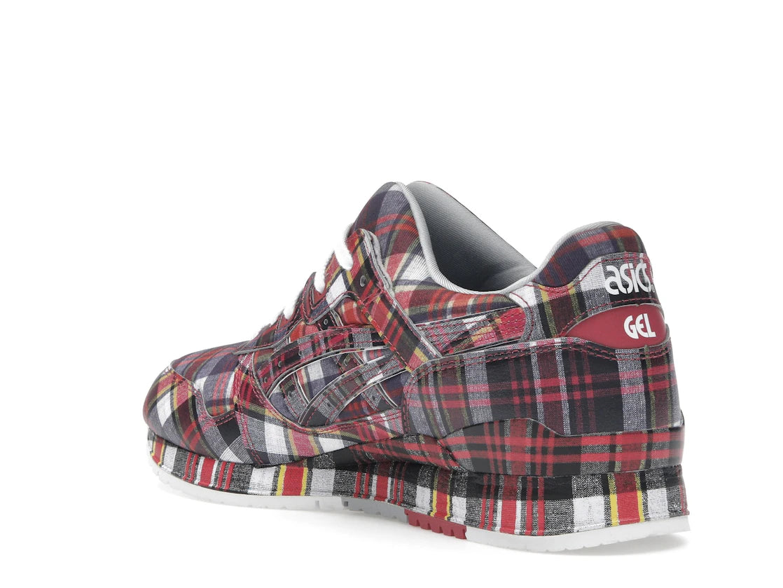 ASICS Gel-Lyte III '07 Remastered Comme des Garçons SHIRT Red Plaid - vue secondaire B