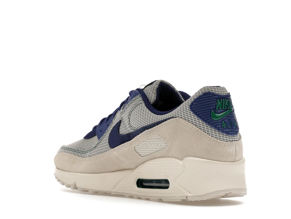 Nike Air Max 90 Coconut Milk Deep Royal Blue - vue secondaire B
