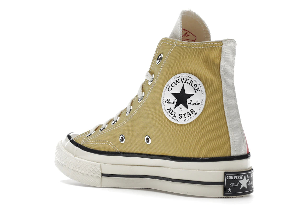 Converse Chuck Taylor All Star 70 Hi Hybrid Texture Saturn Gold - vue secondaire B
