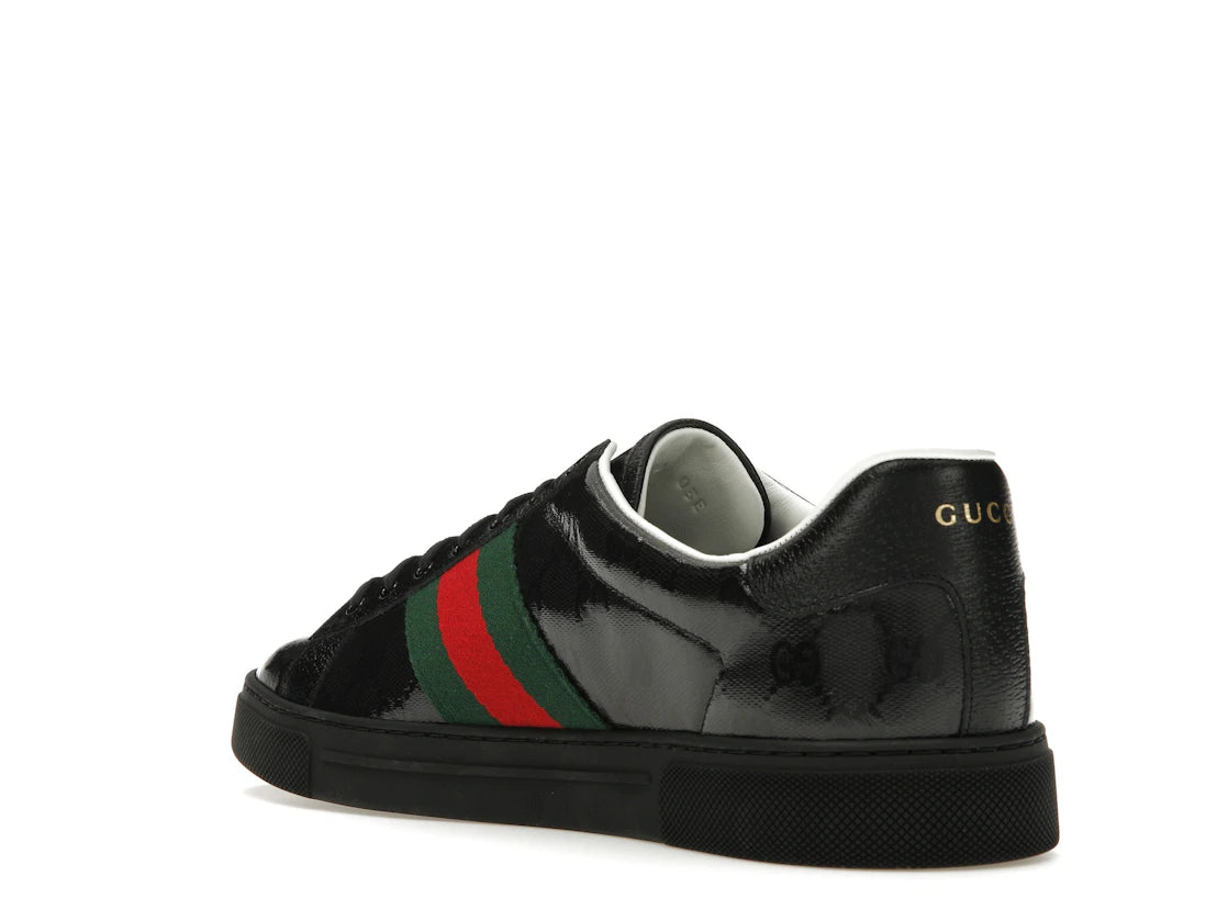 Gucci Ace GG Crystal Canvas Black - vue secondaire B