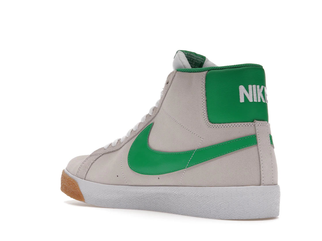 Nike SB Zoom Blazer Mid Summit White Lucky Green - vue secondaire B