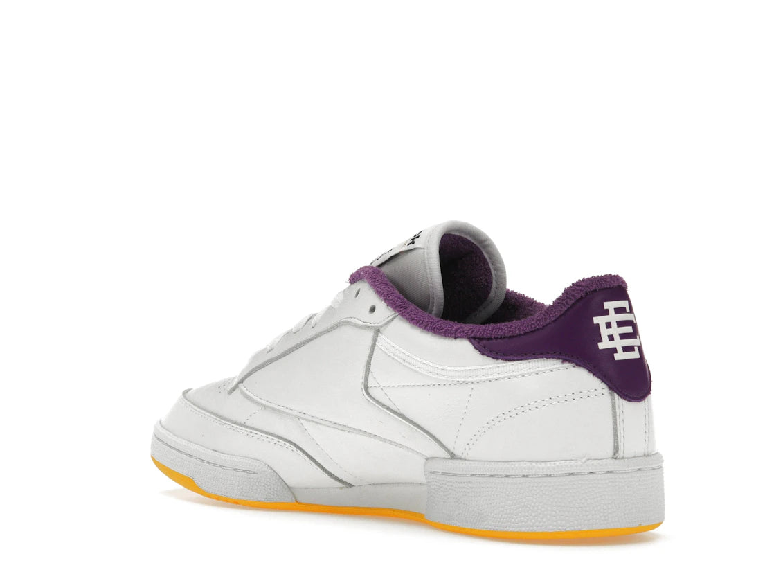 Reebok Club C 85 Eric Emanuel White Purple Yellow - vue secondaire B