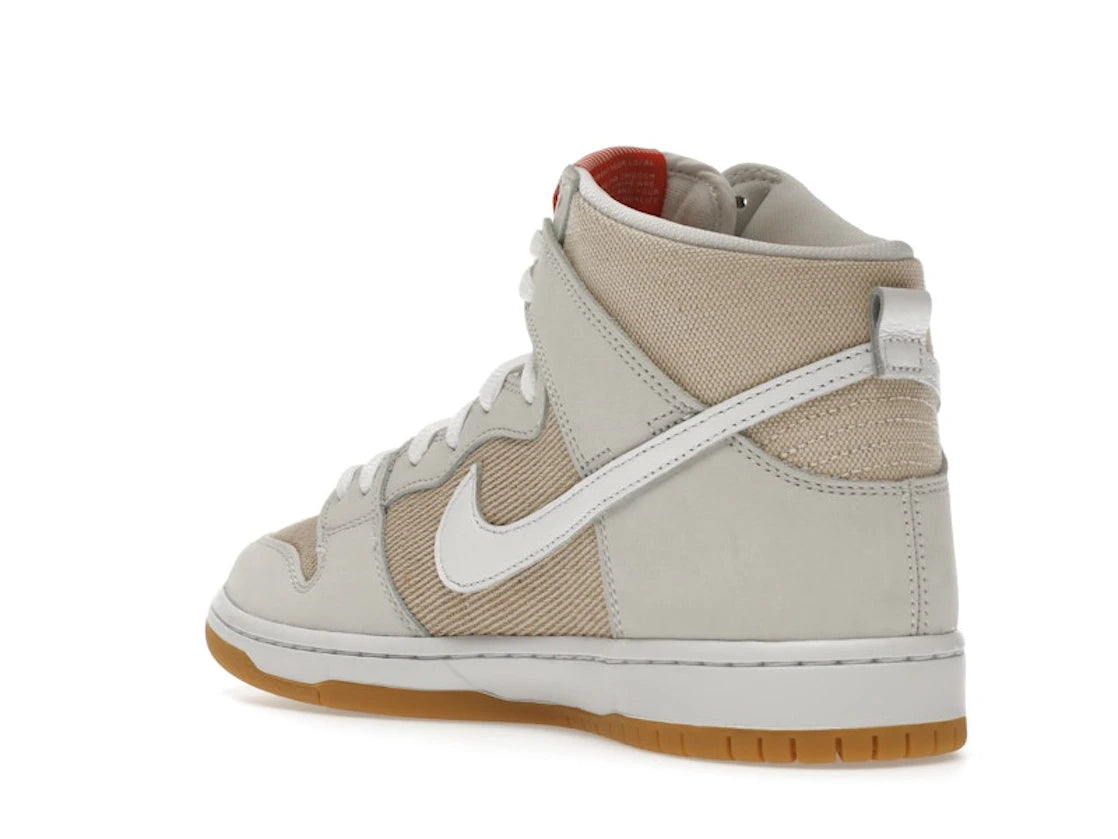 Nike SB Dunk High Pro ISO Orange Label Unbleached Natural - vue secondaire B