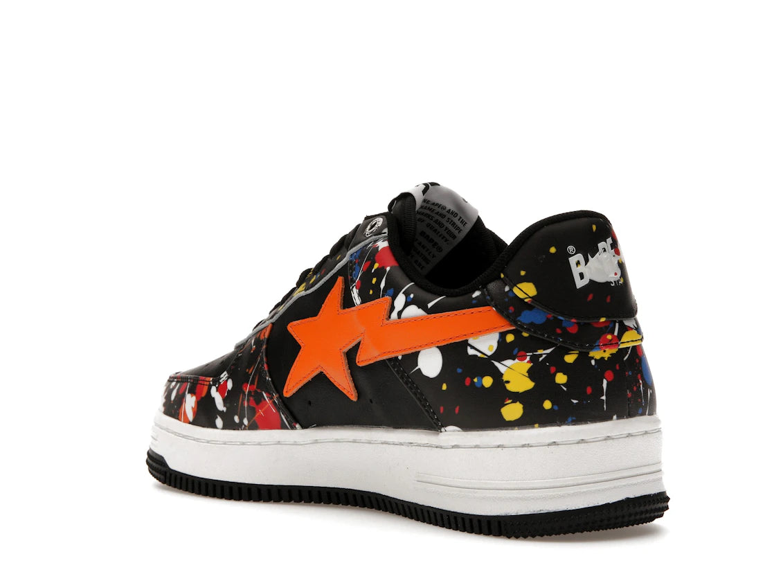 A Bathing Ape Bape Sta Paint Splatter Black - vue secondaire B
