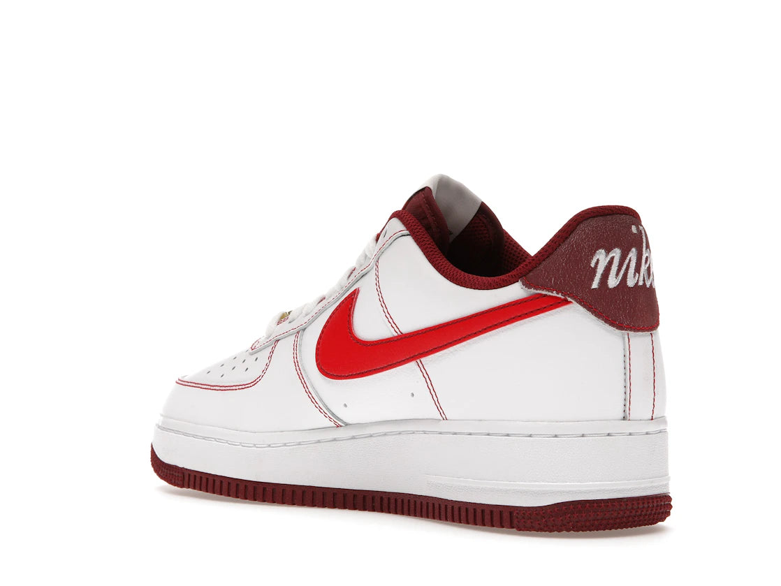 Nike Air Force 1 Low '07 First Use White Team Red - vue secondaire B