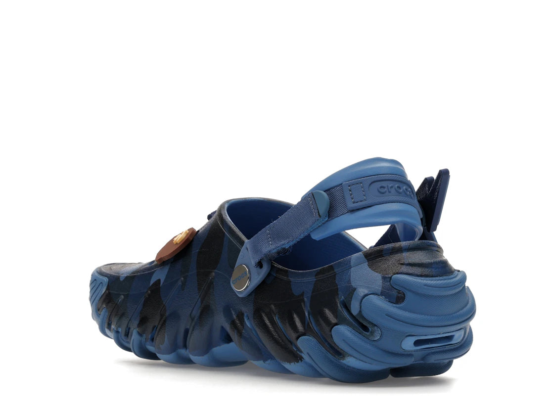 Crocs Echo RO Clog Bape Powder Blue Camo - vue secondaire B