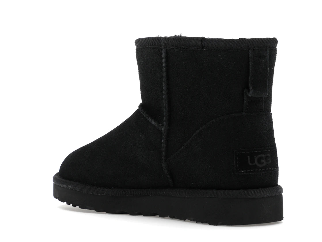 UGG Classic Mini II Boot Side Logo Black (Women's) - vue secondaire B
