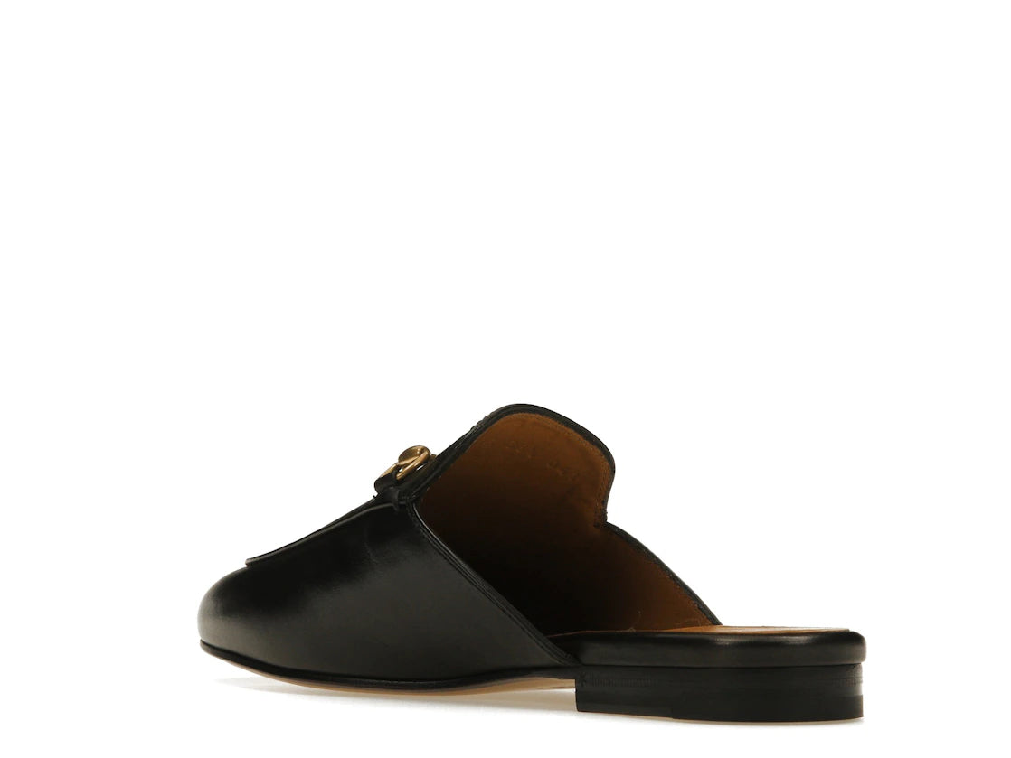 Gucci Princetown Slipper Black Leather - vue secondaire B