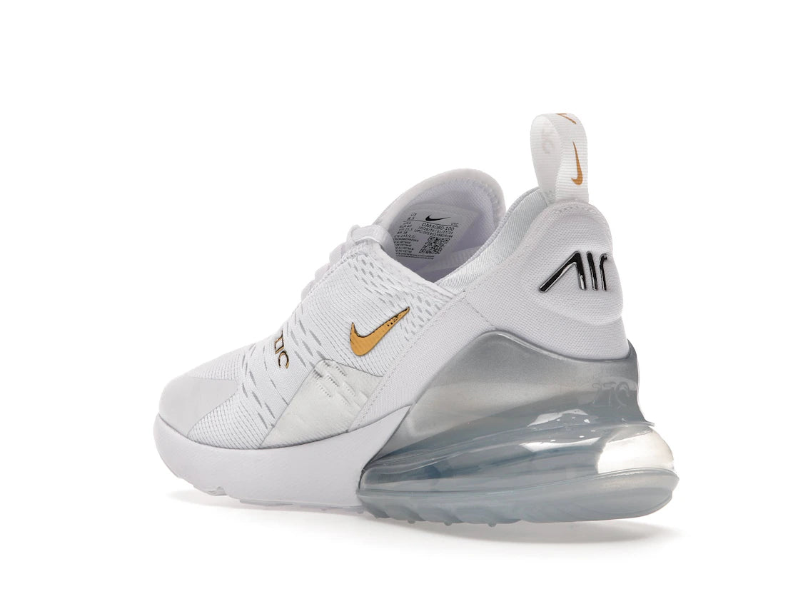 Nike Air Max 270 White Metallic Gold (Women's) - vue secondaire B