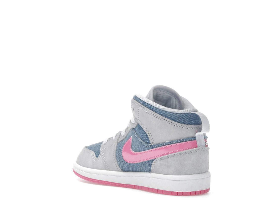Jordan 1 Mid SE Denim Sequin (PS) - vue secondaire B
