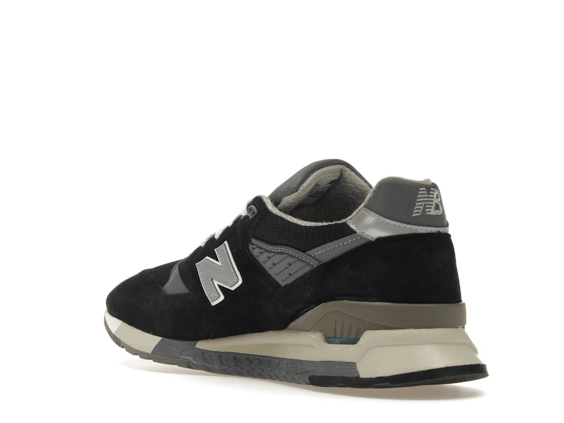 New Balance 998 MiUSA Black Silver - vue secondaire B