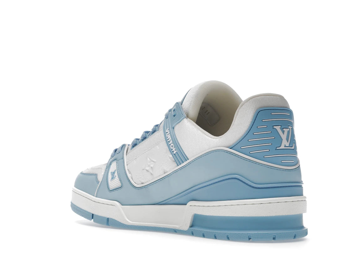Louis Vuitton Trainer Low White Sky Blue - vue secondaire B