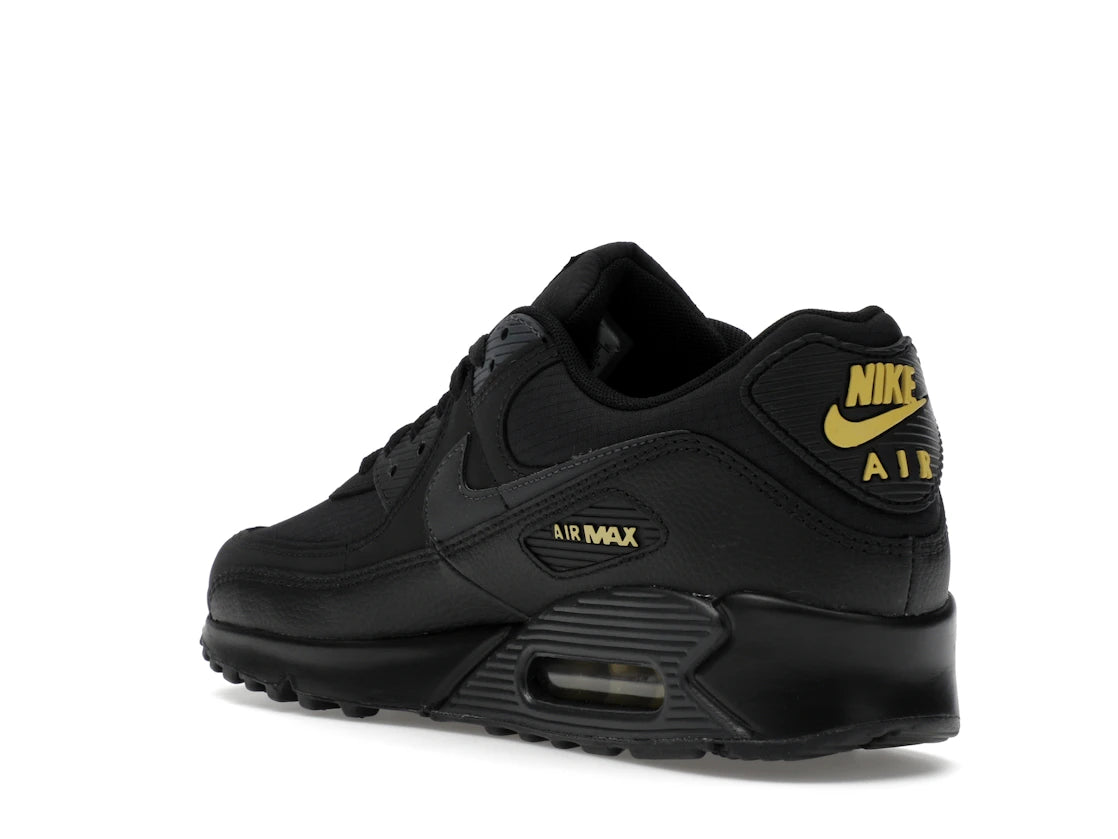 Nike Air Max 90 Black Buff Gold - vue secondaire B