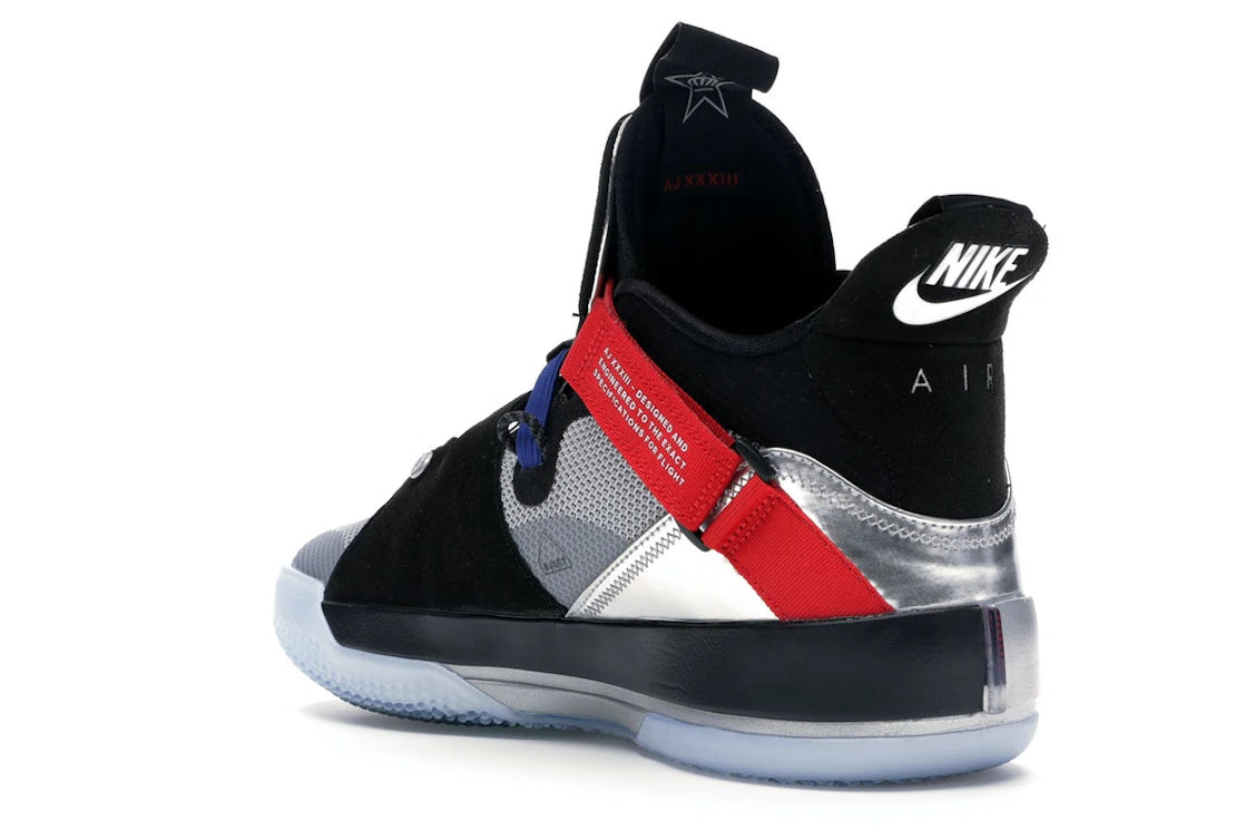 Jordan XXXIII Metallic Silver Black All-Star - vue secondaire B