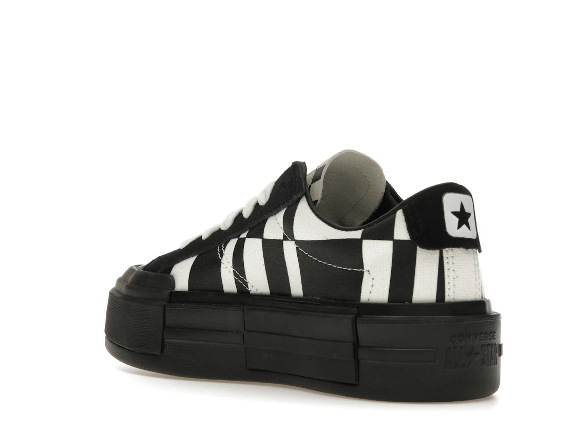 Converse Chuck Taylor All Star Cruise Low Distorted Checkered Distorted Checkered Black Egret - vue secondaire B