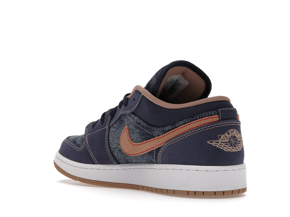 Jordan 1 Low SE Denim (GS) - vue secondaire B