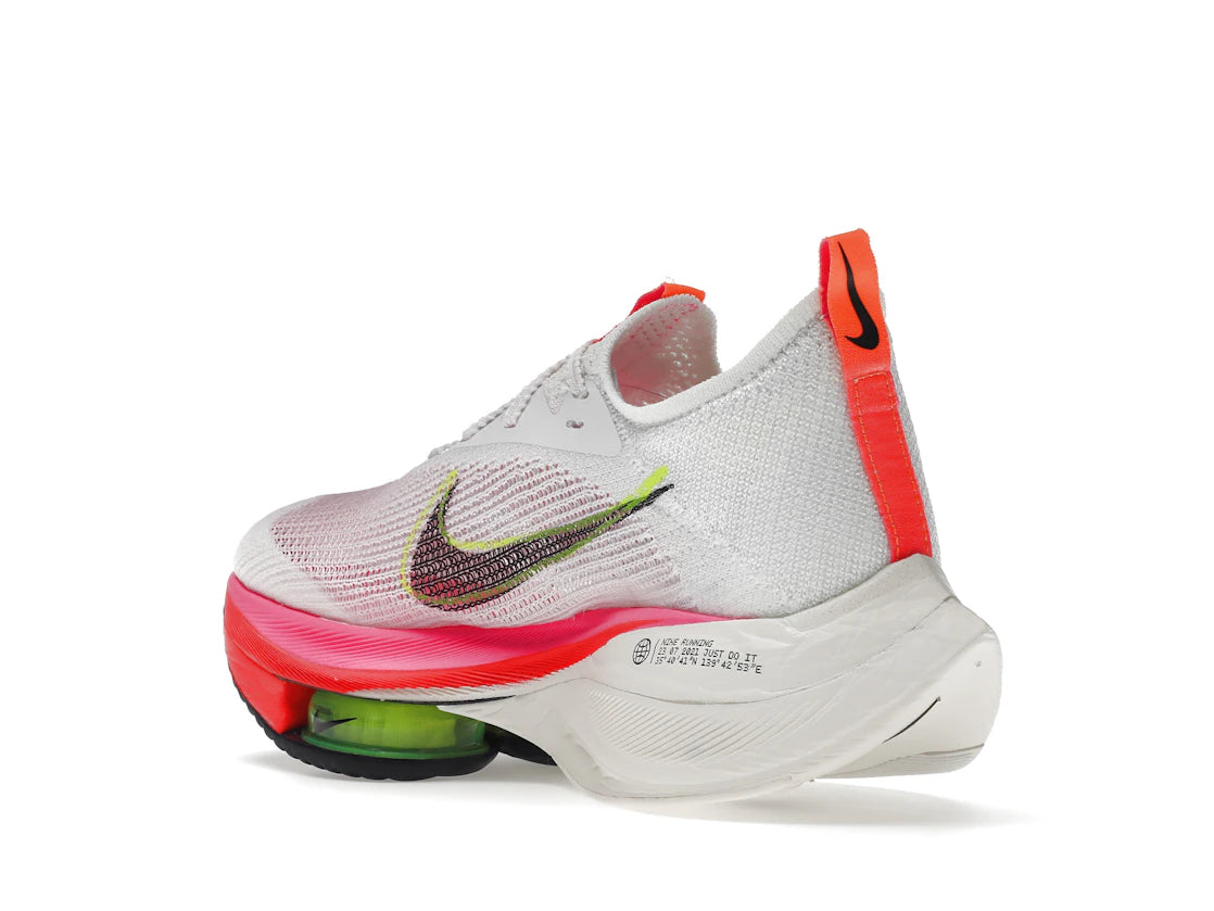 Nike Air Zoom Alphafly Next% White Pink (Women's) - vue secondaire B