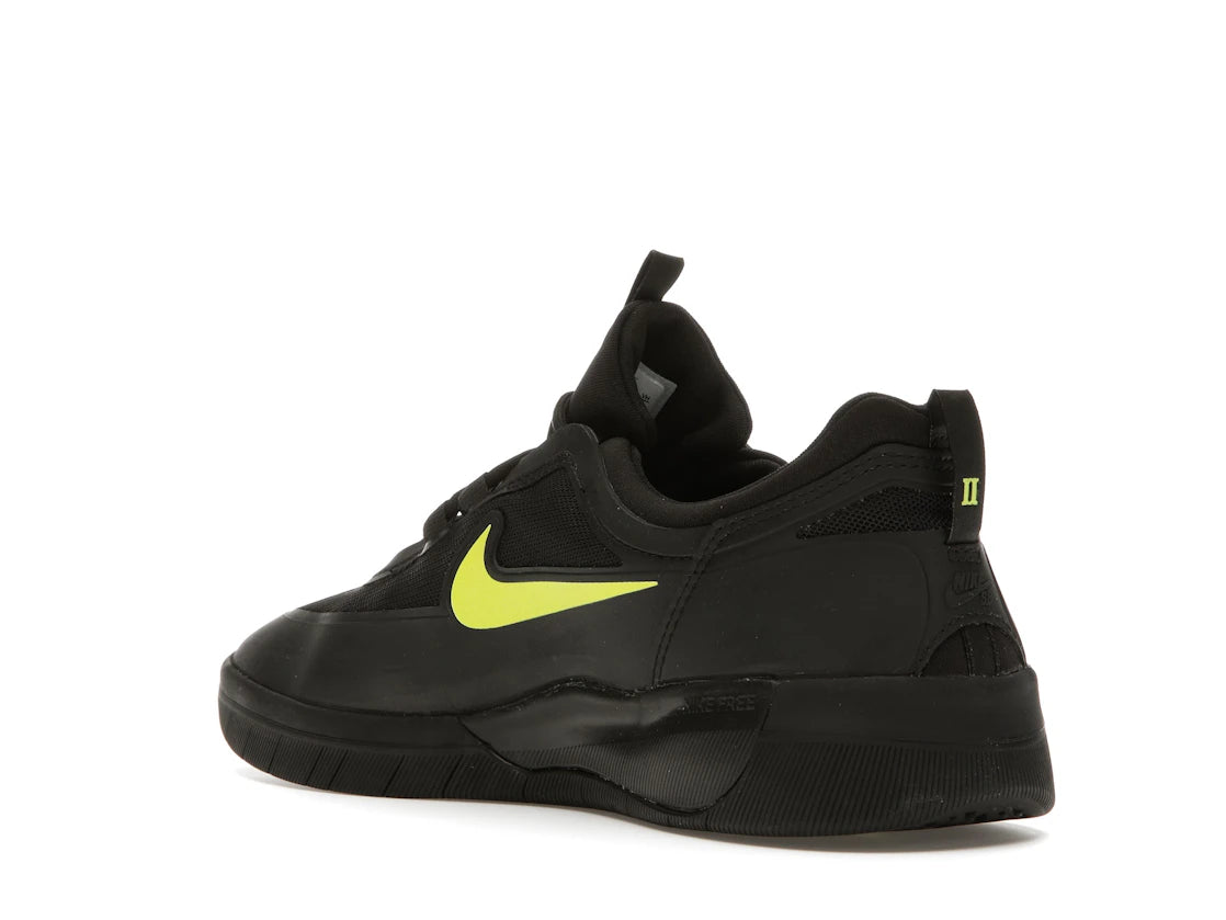Nike SB Nyjah Free 2 Black Cyber - vue secondaire B