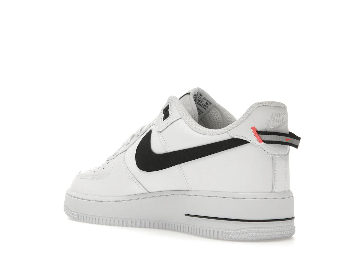 Nike Air Force 1 Low '07 LV8 White Black Bright Crimson - vue secondaire B
