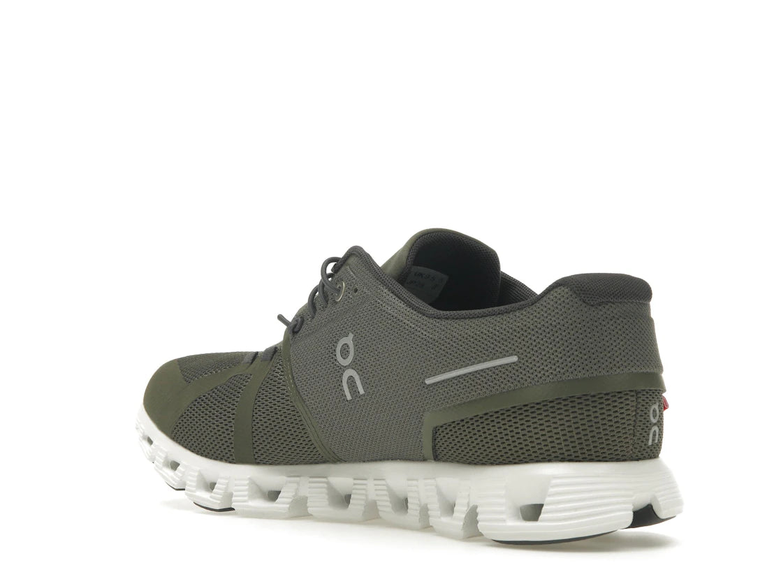 On Running Cloud 5 Olive Green White - vue secondaire B