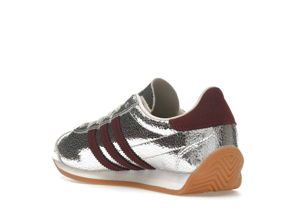 adidas Country OG Silver Metallic Maroon (Women's) - vue secondaire B