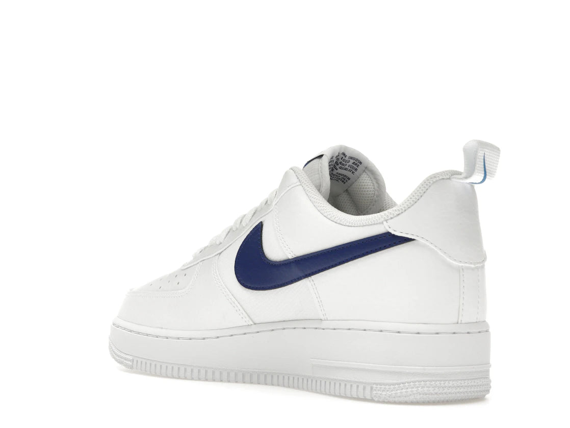 Nike Air Force 1 Low White Light Photo Blue Deep Royal Blue - vue secondaire B