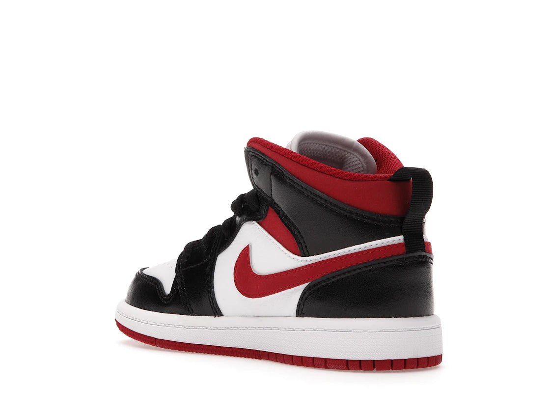 Jordan 1 Mid Gym Red Black White (PS) - vue secondaire B