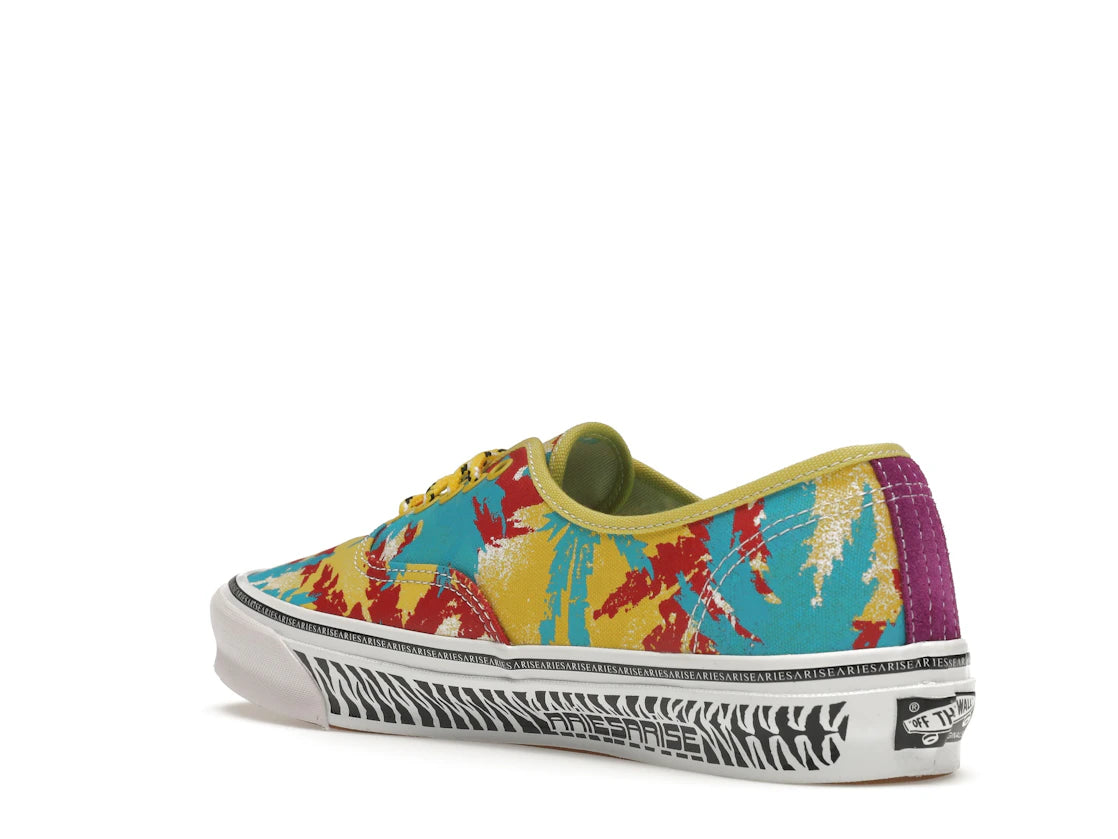 Vans Vault UA OG Authentic LX Aries Weed Leaf Yellow - vue secondaire B