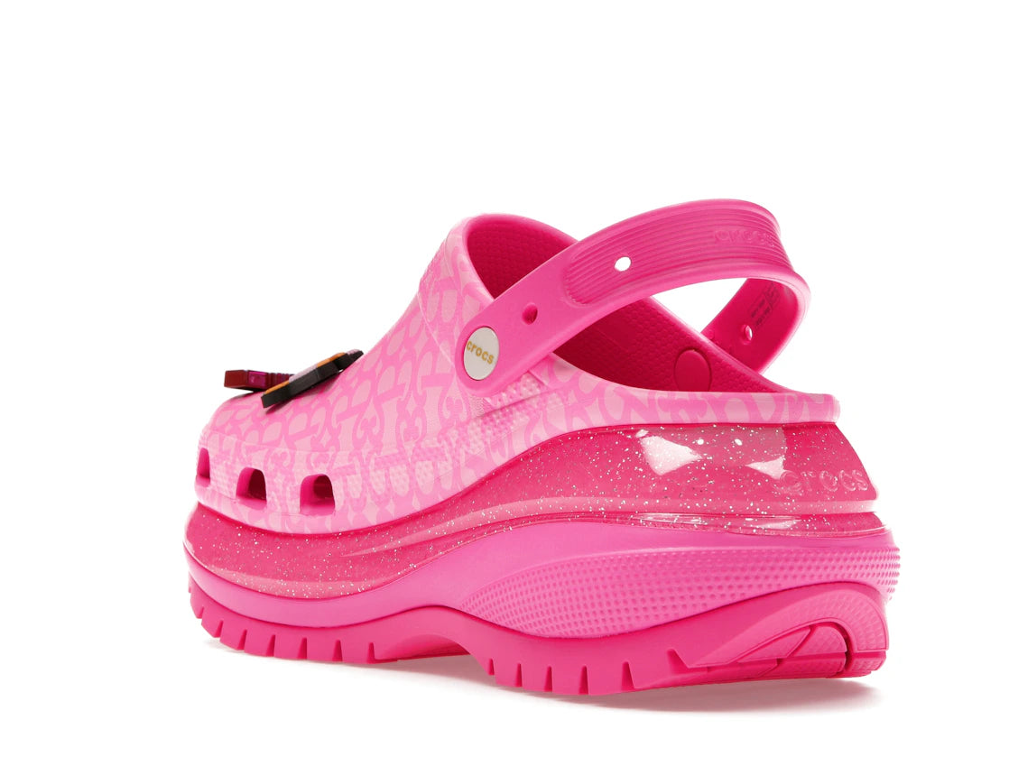 Crocs Classic Mega Crush Clog Barbie The Movie Electric Pink - vue secondaire B