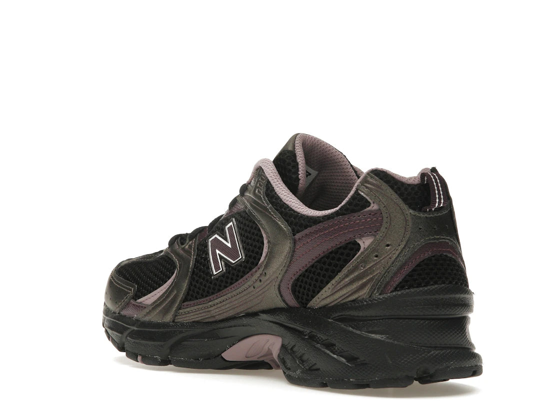 New Balance 530 Black Metallic Plum Brown - vue secondaire B