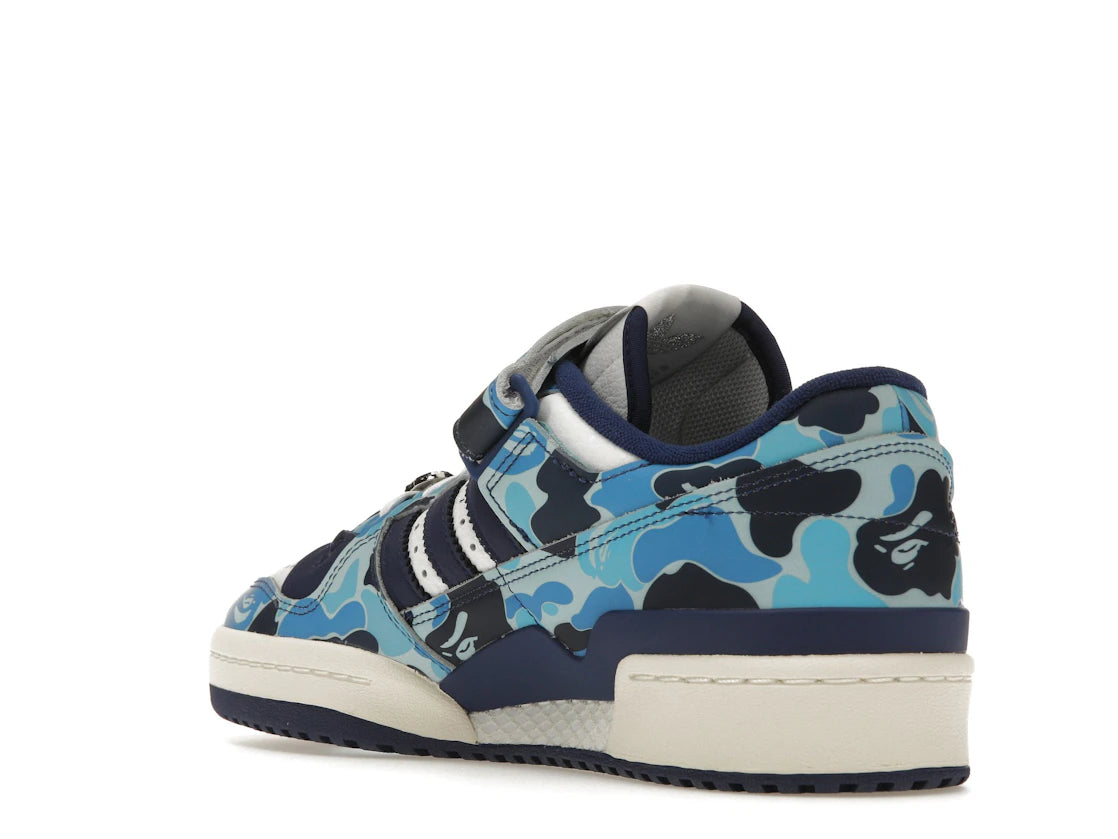 adidas Forum 84 Low Bape 30th Anniversary Blue Camo - vue secondaire B