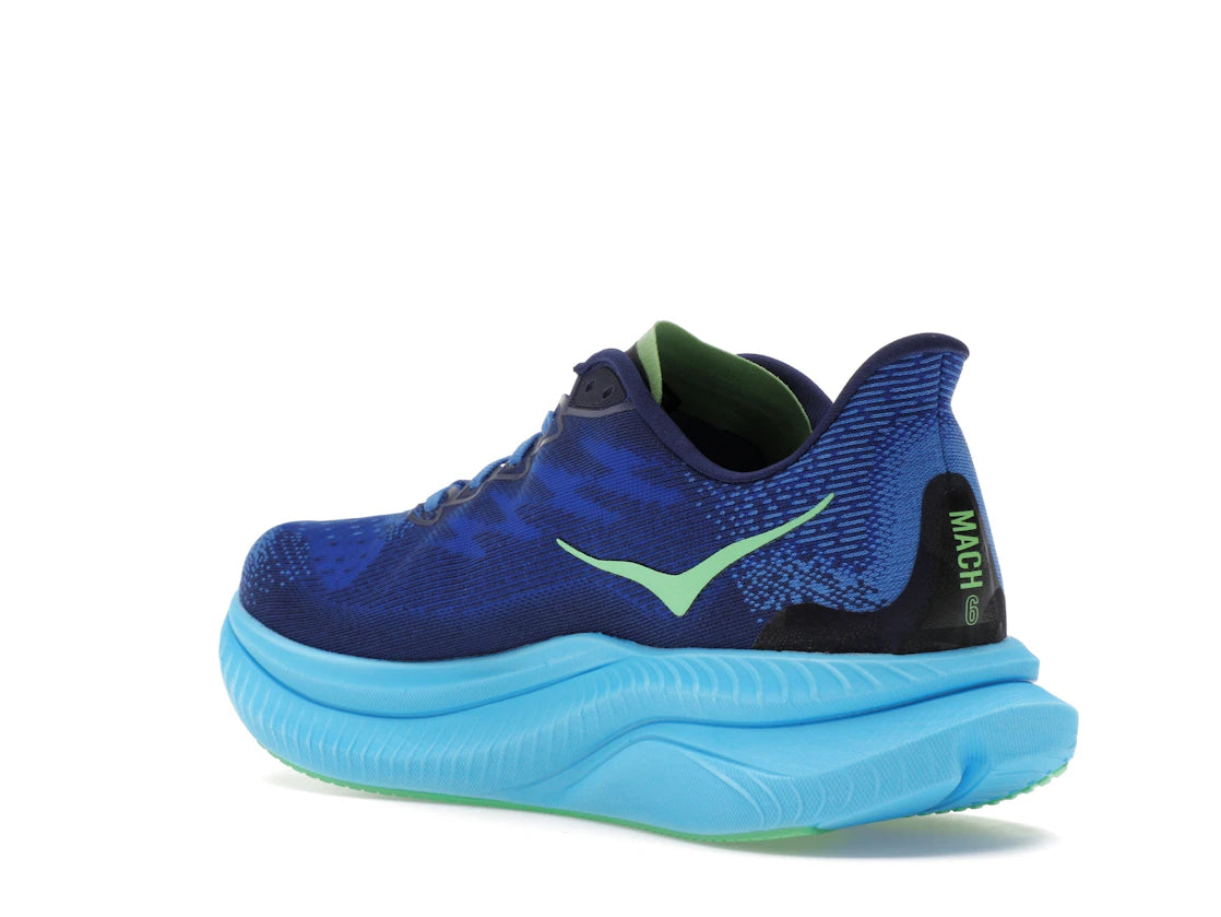 Hoka One One Mach 6 Virtual Blue Bellwether Blue - vue secondaire B