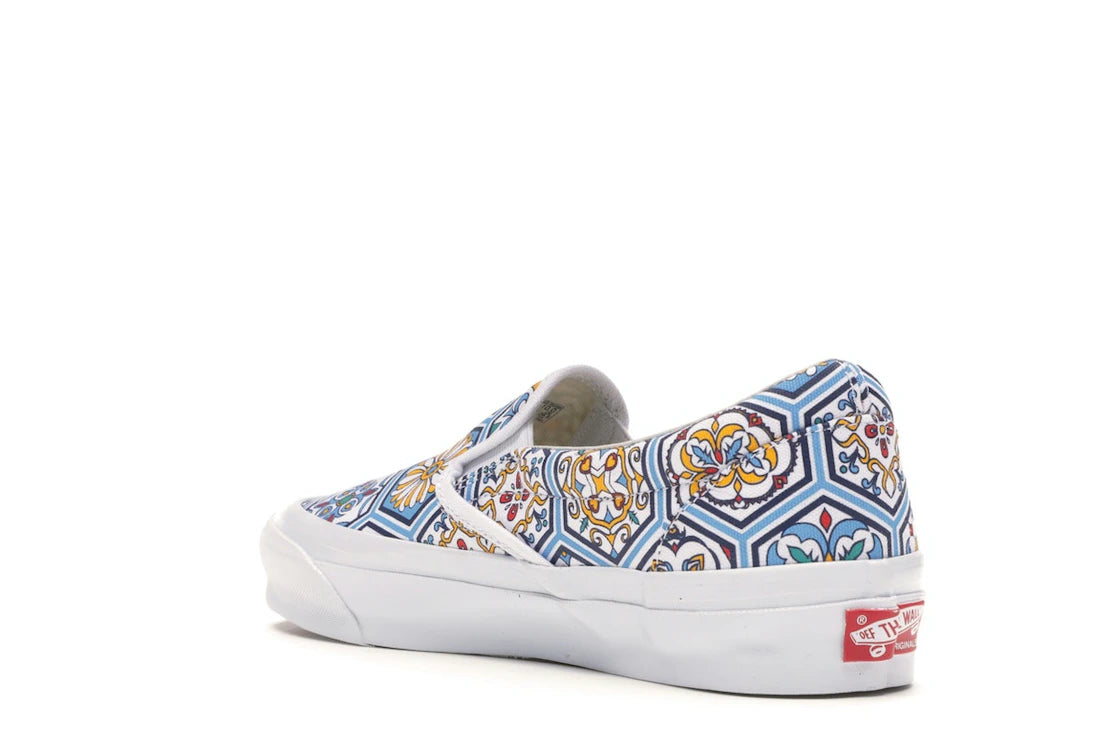Vans Slip-On Kith Moroccan Tile Blue - vue secondaire B