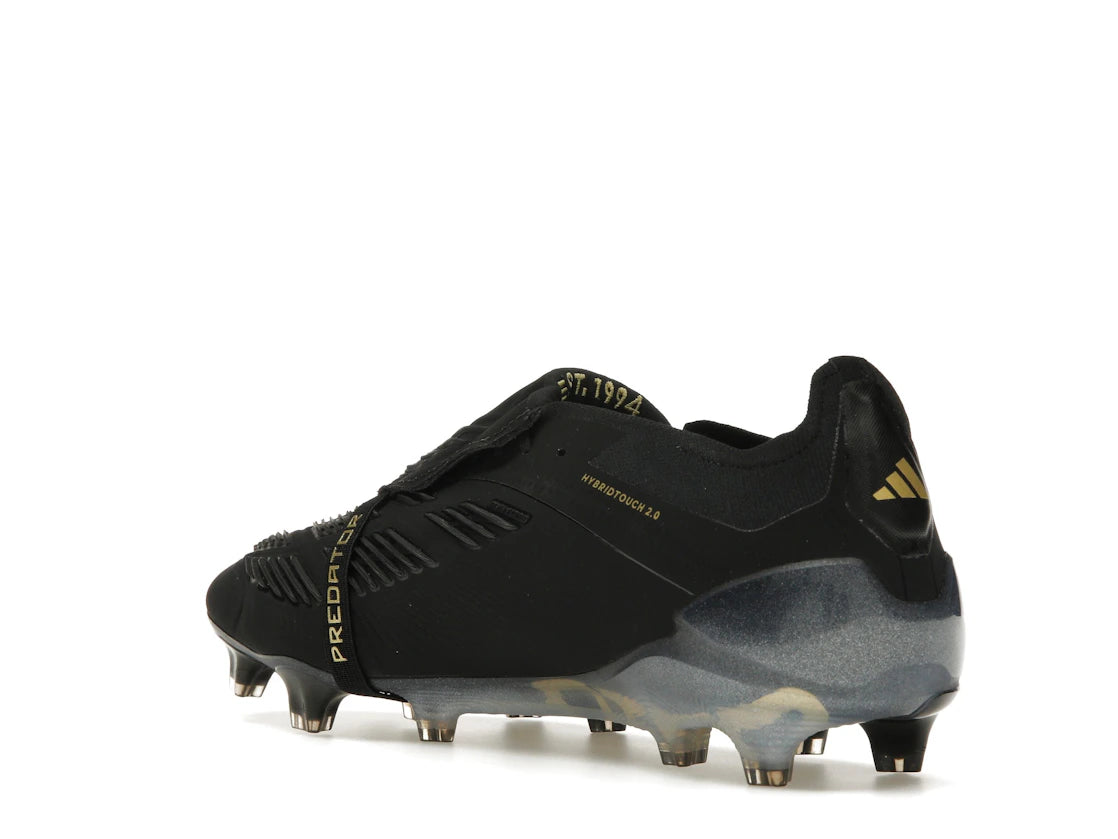 adidas Predator Elite Foldover Tongue FG Core Black Carbon Gold Metallic - vue secondaire B