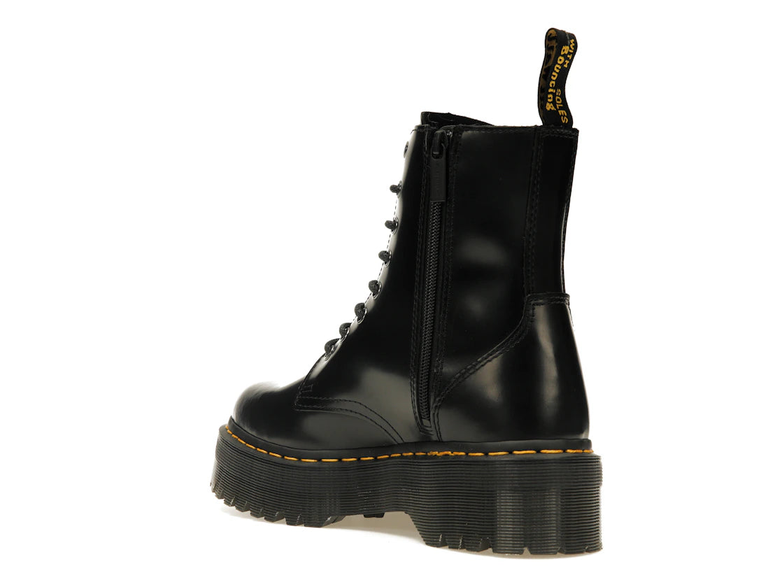 Dr. Martens Jadon Platform Boots Black Smooth Leather - vue secondaire B