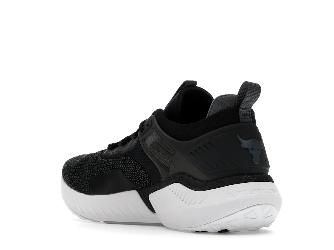 Under Armour Project Rock 5 Black White - vue secondaire B