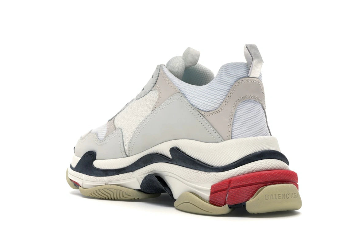 Balenciaga Triple S White Black Red - vue secondaire B
