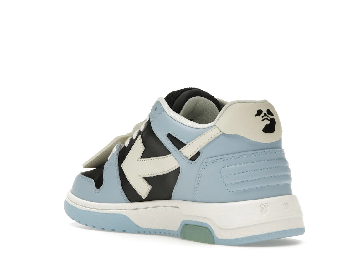 OFF-WHITE Out Of Office OOO Low Tops Light Blue Black - vue secondaire B