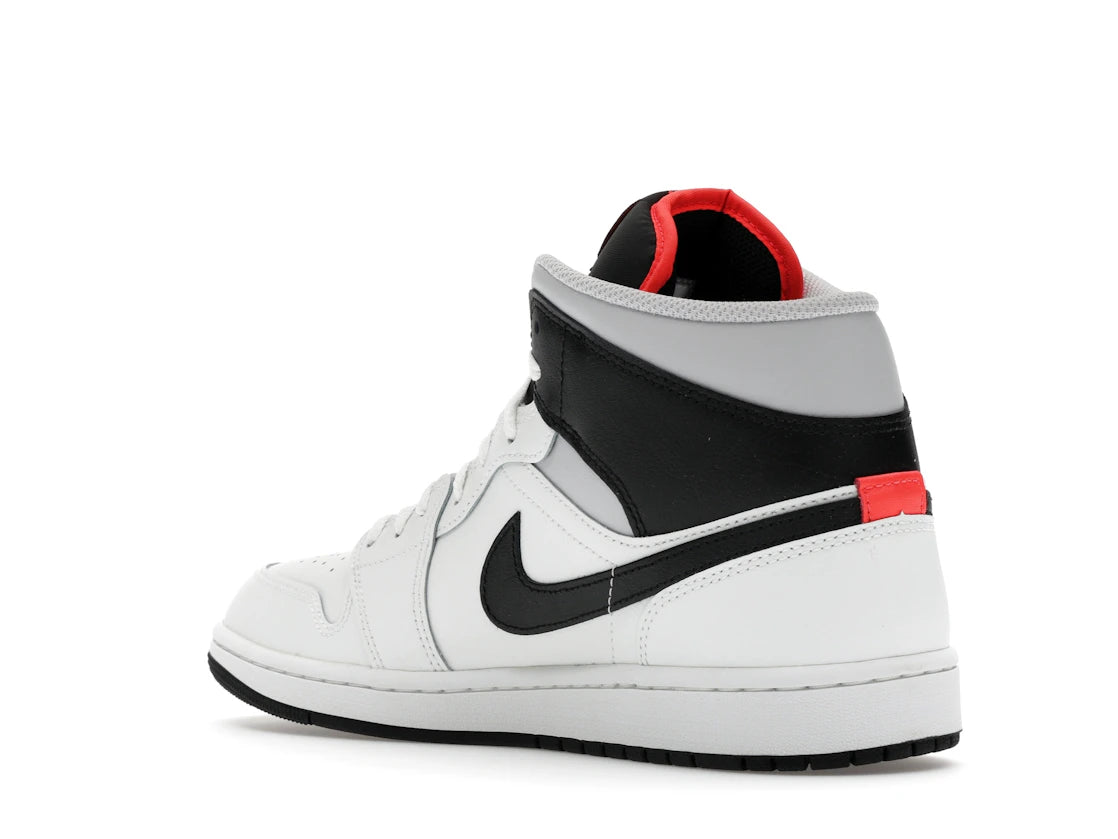 Jordan 1 Mid White Neutral Grey Infrared - vue secondaire B