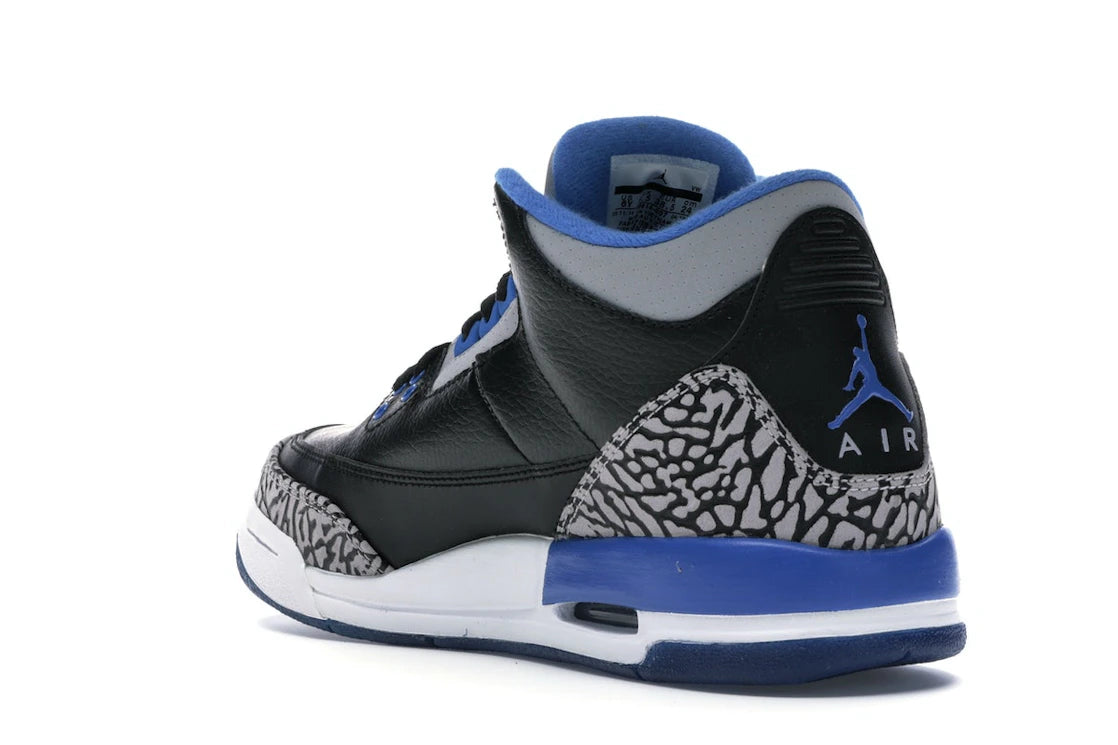 Jordan 3 Retro Sport Blue (GS) - vue secondaire B