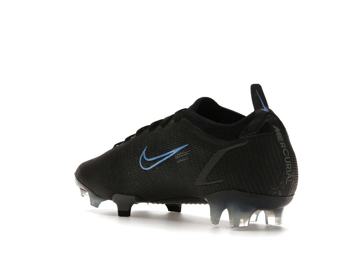 Nike Vapor 14 Elite FG Flyknit Black Iron Grey Blue - vue secondaire B