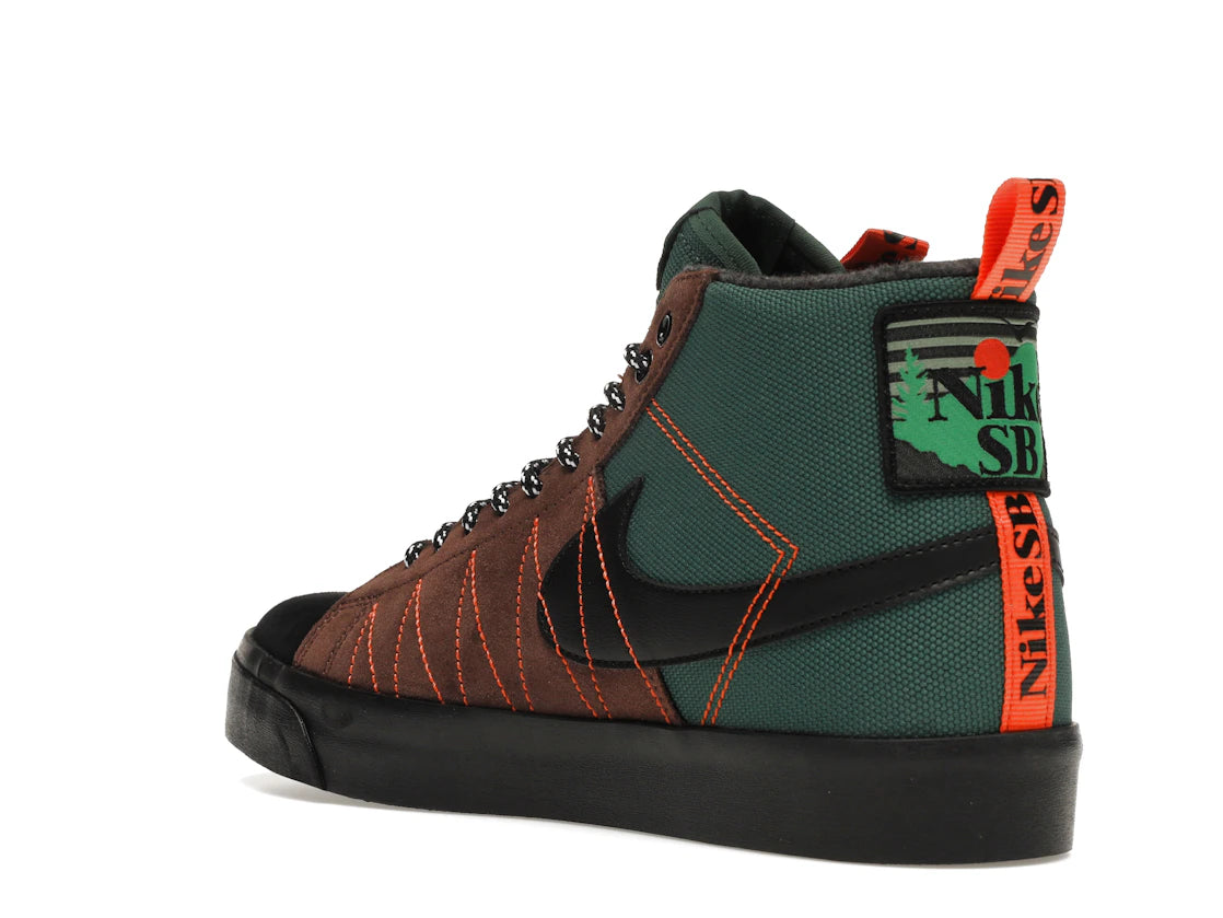 Nike SB Zoom Blazer Mid PRM Noble Green - vue secondaire B