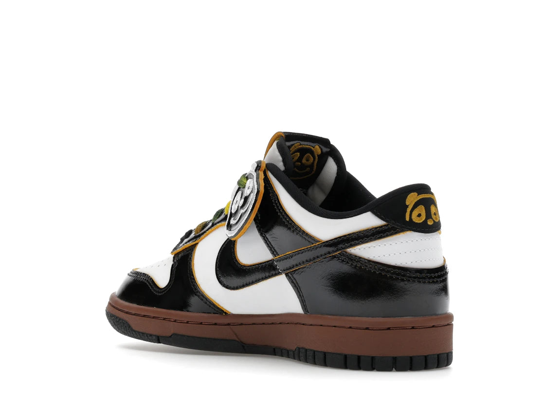 Nike Dunk Low SE Panda-Monium White Black Fauna Brown (GS) - vue secondaire B