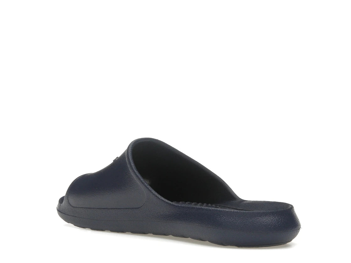 Nike Victori One Shower Slide Polka Dot Swoosh Midnight Navy - vue secondaire B