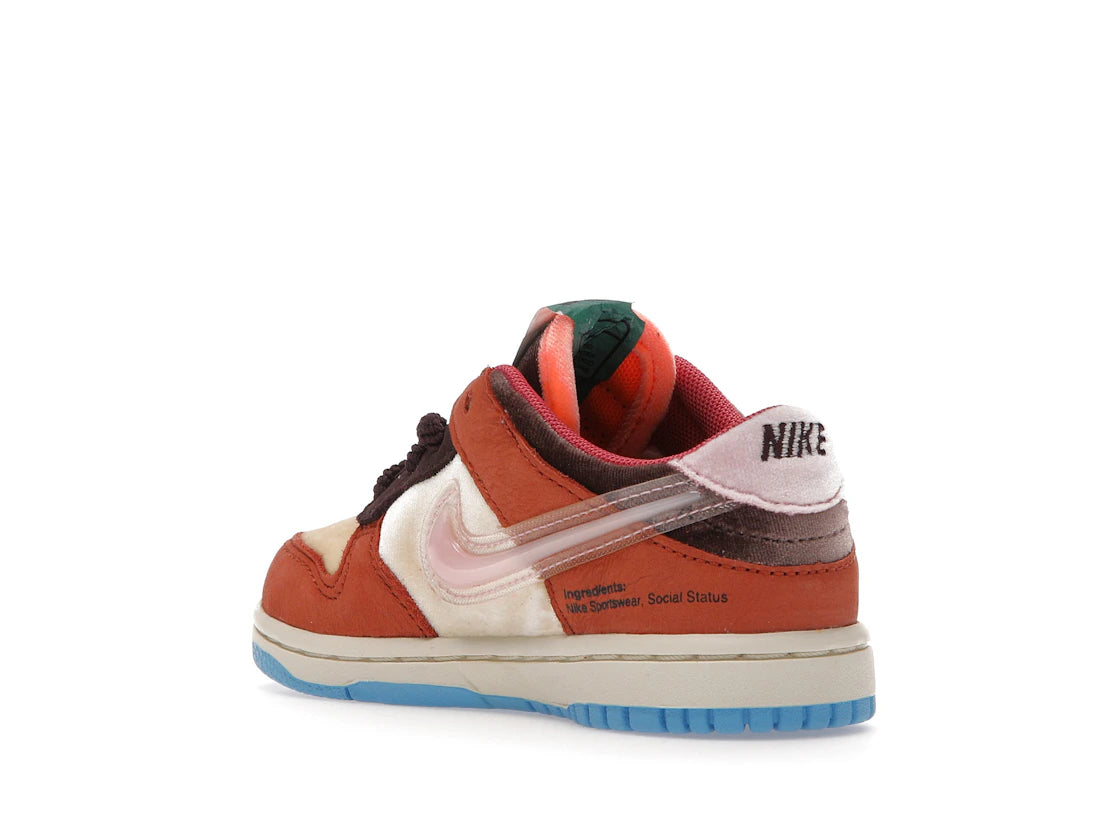 Nike Dunk Low Social Status Free Lunch Chocolate Milk (TD) - vue secondaire B