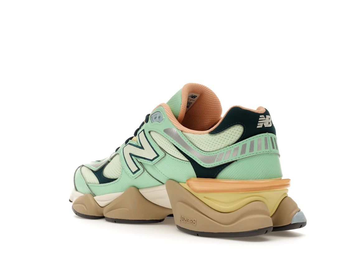 New Balance 9060 Sweetgrass Deep Ocean - vue secondaire B